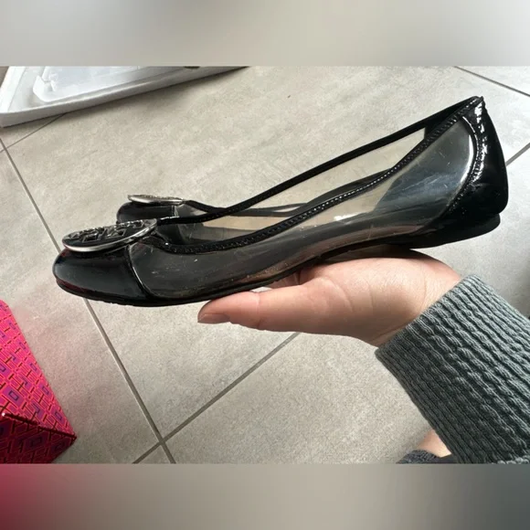 Tory Burch Black Patent Ballet Flats - Picture 9 of 12